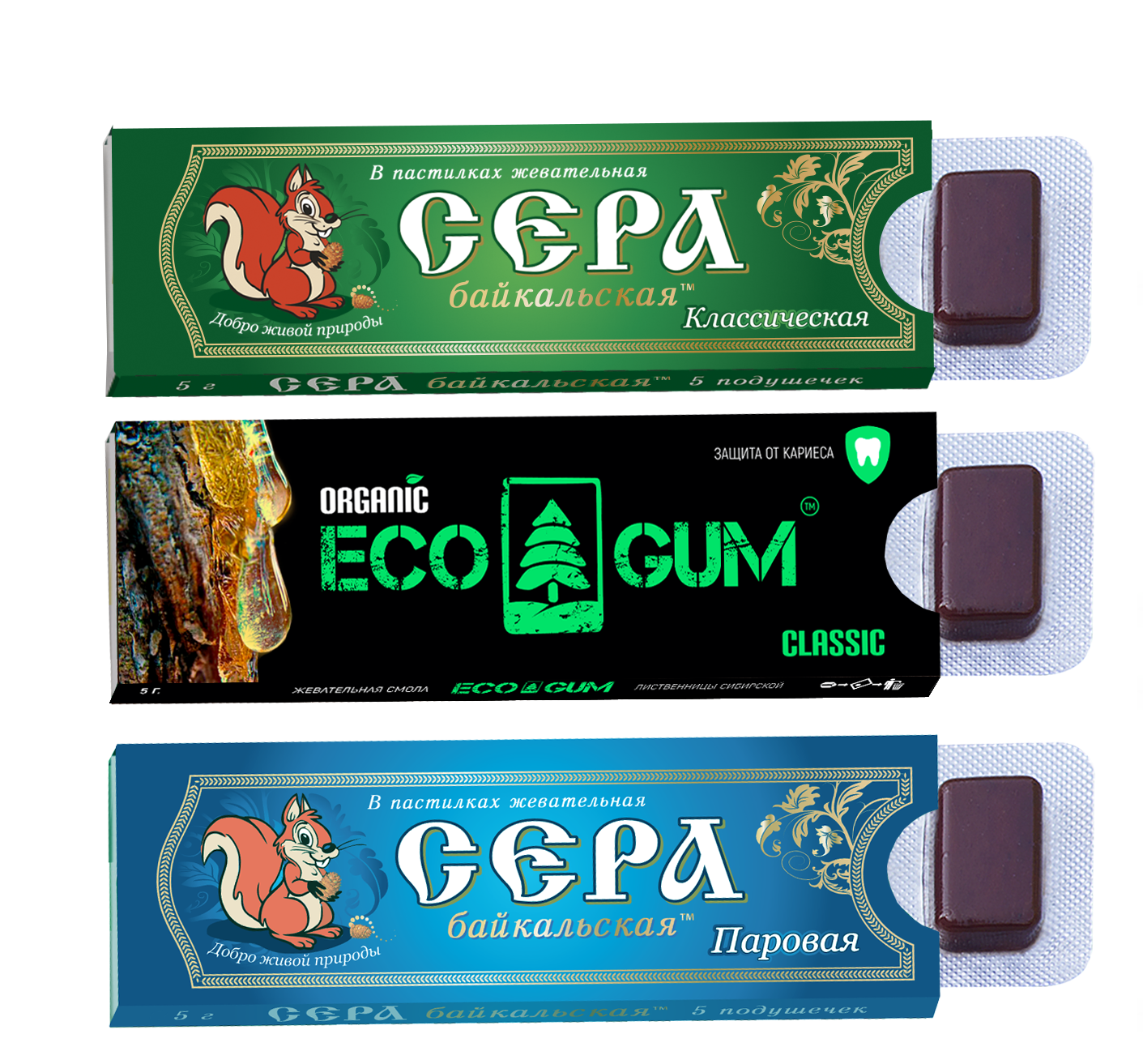 Жевательная байкальская сера